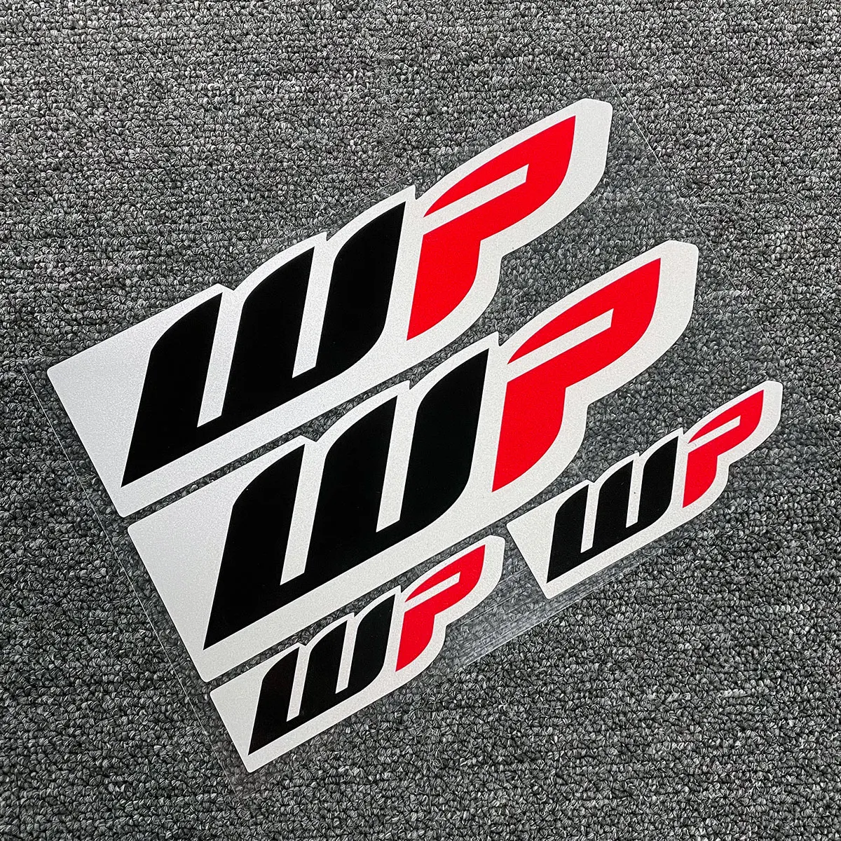 WP-pegatinas para motocicleta, carenados laterales para tanque de combustible, capó delantero, decoración para casco, calcomanías de vinilo impermeables, accesorios para motocicleta