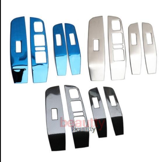 Hiasan Stiker Panel Penutup Tombol Kontrol Sakelar Pengangkat Jendela untuk Haval F7 F7x