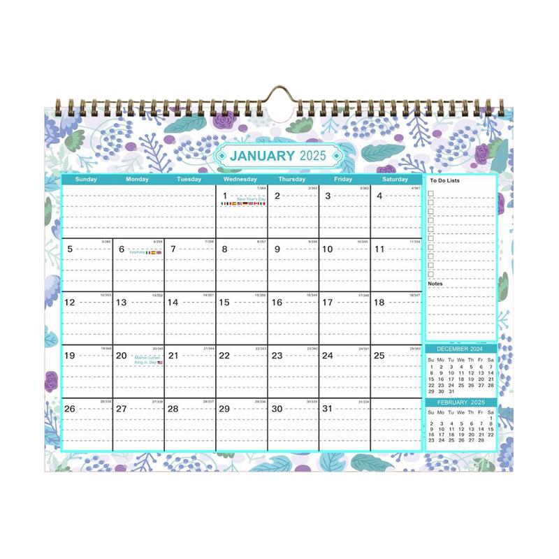 2025 Calendar For Wall January 2025 To December 2025 Calendar Aesthetic Calendar To Track For Appointments Art Home Wall
