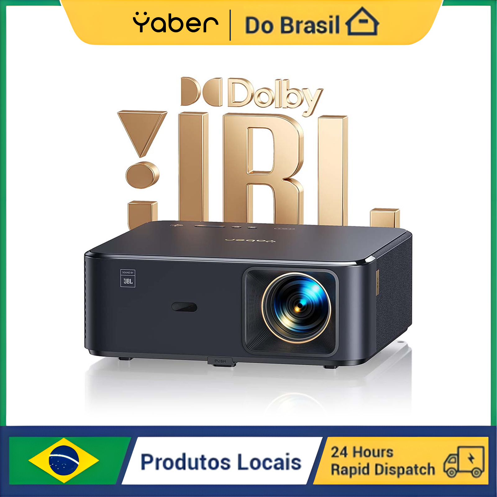 Projektor Yaber K2S FHD 1080P Projektor Bluetooth WiFi Dolby audio JBL Sound 800 ANSI lumenów NFC Automatyczne ustawianie ostrości Obsługa 4K