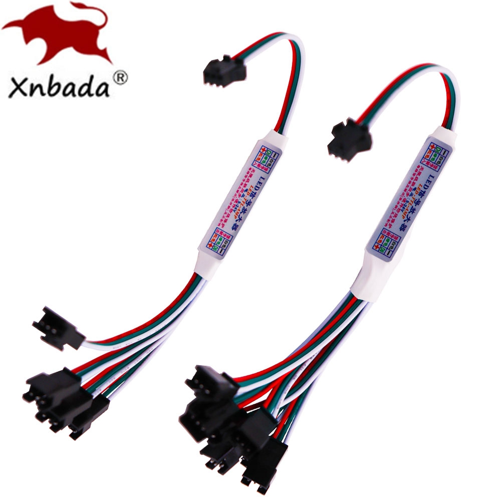 Mini TTL Signal LED Verstärker Repeater für WS2811 WS2812B SK6812 3Pin Adressierbare RGBIC LED Streifen String Modul 1 BIS 4/8 DC5-24V