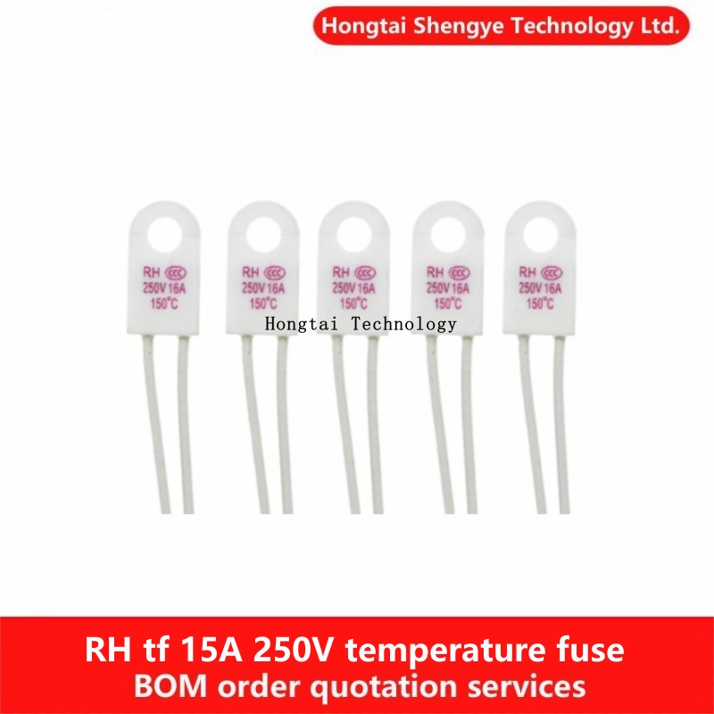 Chauffage électrique RH/Tf 95/115/125/130/135/150/180/230 degrés 15A 250V, coupure thermique, protection contre les surintensités