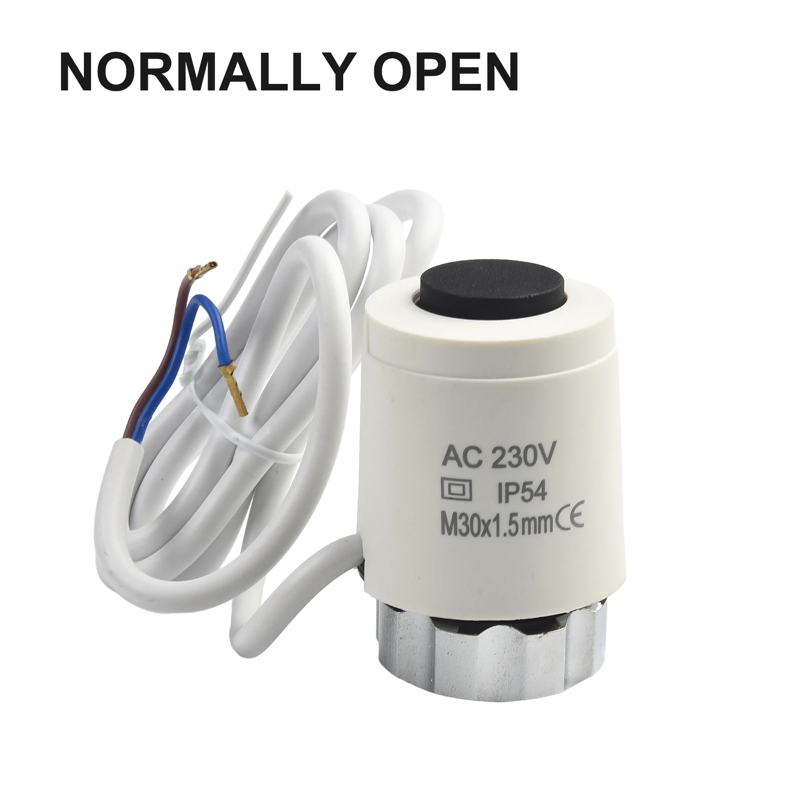 床暖房コレクター,床暖房バルブ,通常開閉,AC 230V,ガス暖房用サーモスタット,m30