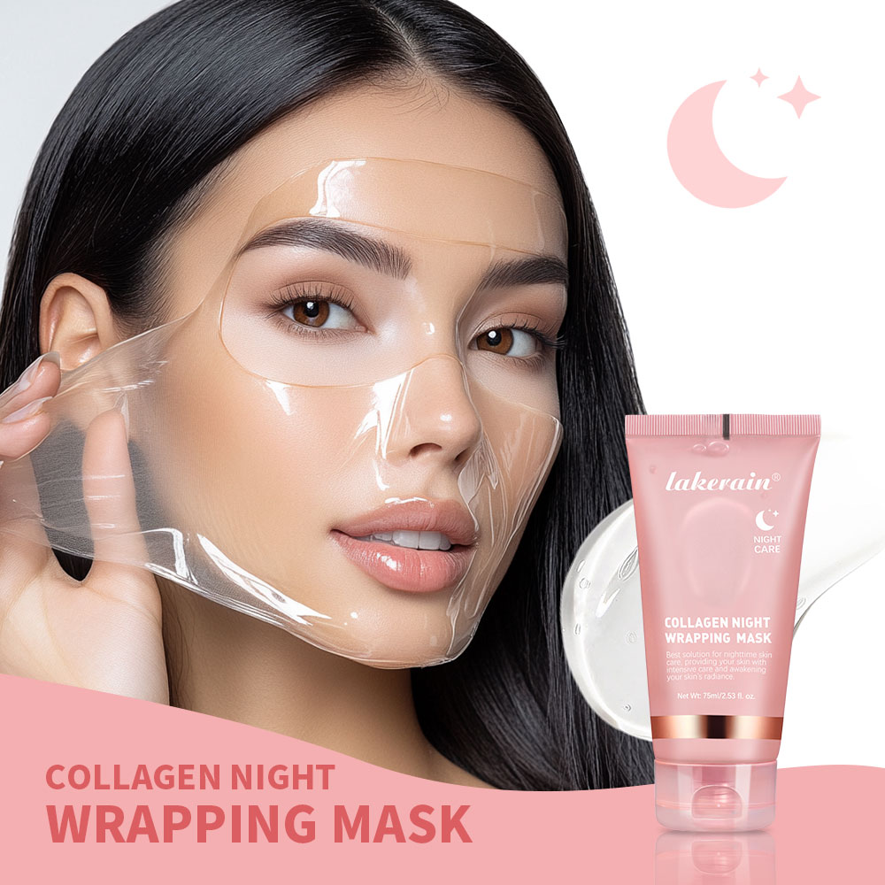 75ml Collageen Overnachtsverpakking Peel Off Gezichtsmasker Koreaans Collageen Nachtverpakkingsmasker Hydrateert diep Nachtverzorging Masker Crème