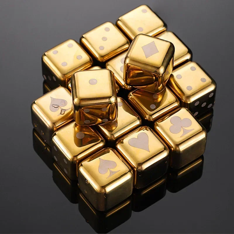 Pietre per whisky riutilizzabili in acciaio inossidabile, cubetti di ghiaccio a congelamento rapido, raffreddatore per vino, pellet metallici per alimenti, raffreddatore per birra, accessori da bar