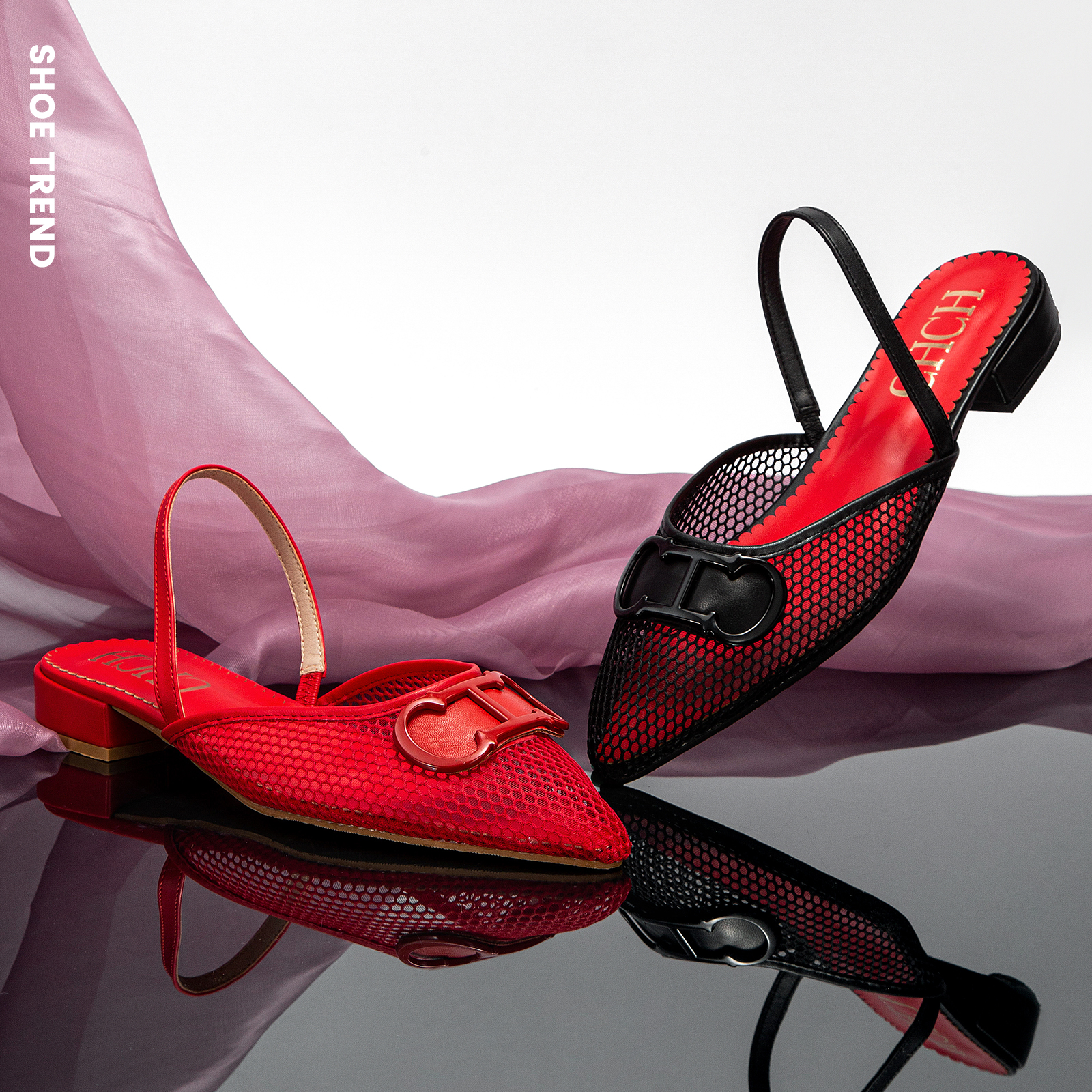 Mode Klassische Damen Neue Sandalen Retro Einfarbig Grid Party Damen Neue Sandalen