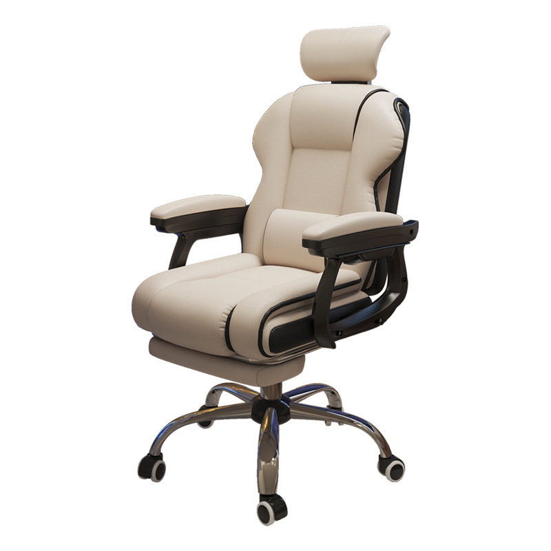 Thuiscomputerstoel, gamingstoel, gaming, studie, kantoor, fauteuil, rugleuning, opklapbare draaistoel