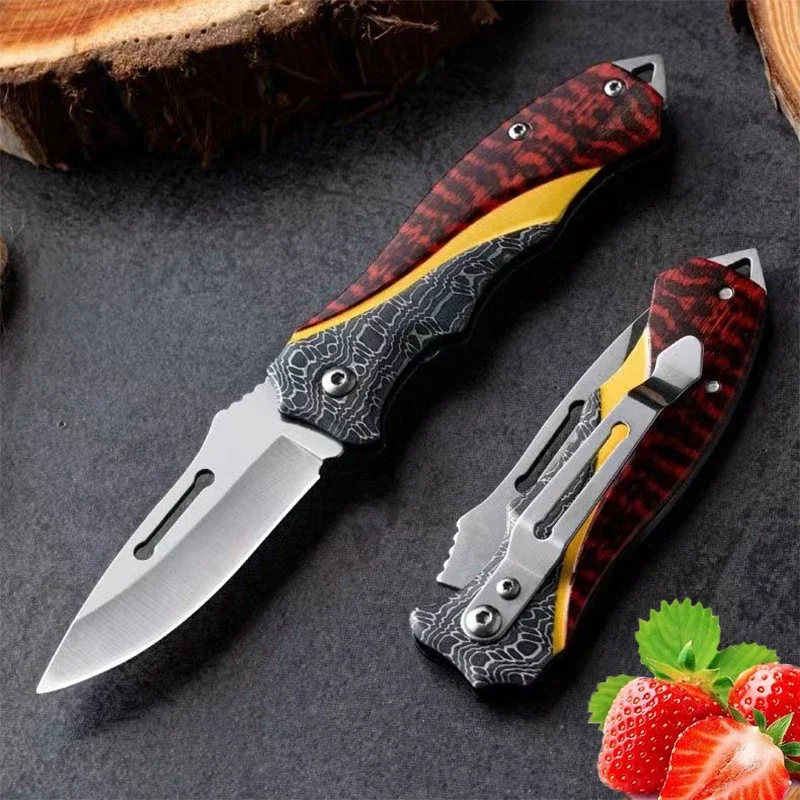 Multifunktion ales Falt taschen messer mit hoher Härte für Haushalt, Outdoor, Jagd und Angeln