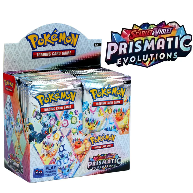 Cartas Pokémon 360 Peças Evoluções Prismáticas PHANTASMAL FLAMES Scarlet Violet 151 Black Bolt Booster Inglês Carta de Batalha