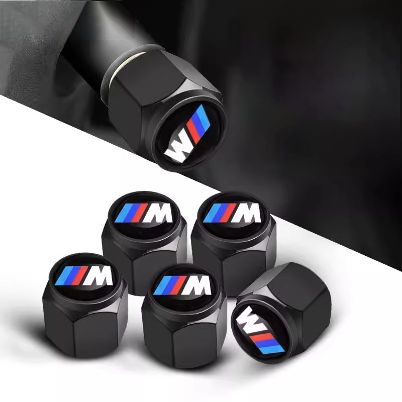 5Pcs Aluminum Car Wheel Tire Valve Cap Dust Cover Accessories For BWM M E34 E36 E60 E90 E46 F10 F20 F30 X5 X6 X1 M2 M3 M5 M6 E71