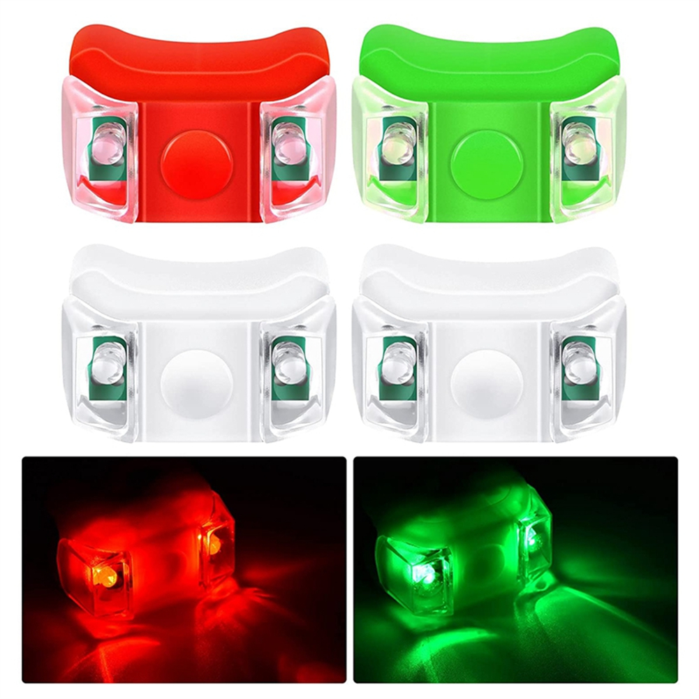 4PCS LED Boat Navigation Lights For Boat Yacht Motorboat Bike Safety Warning Hunting Night Lamp Fishing LED Light Accessories