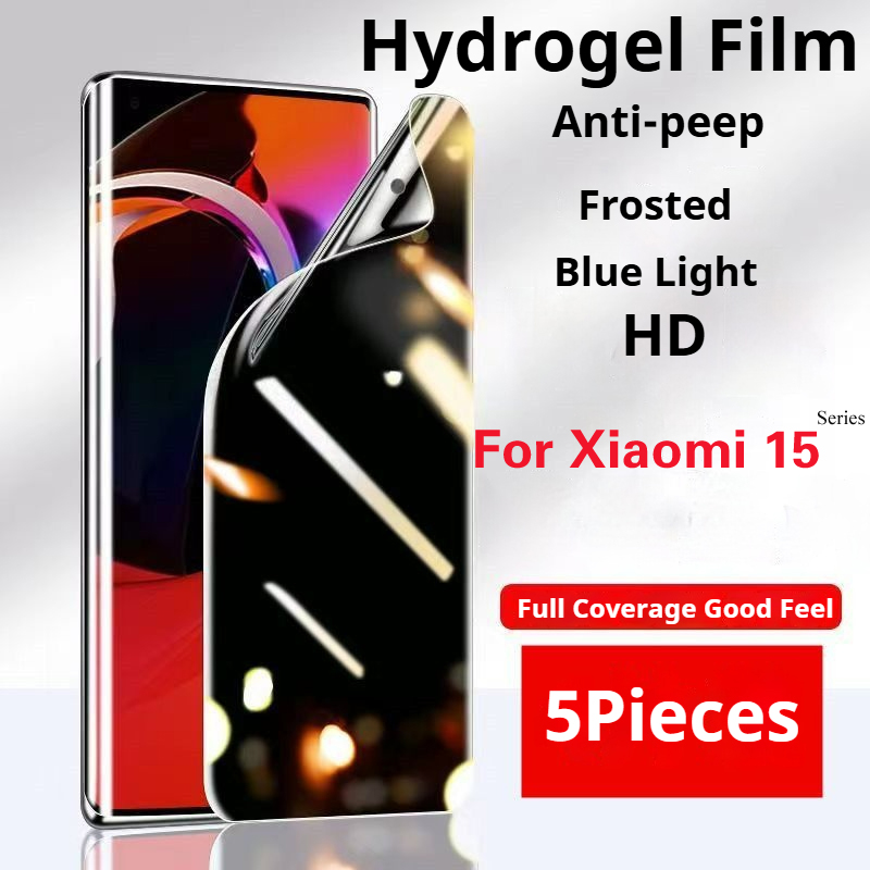 Xiaomi15TPro Privacy Protezione Dello Schermo Per Xiaomi 15 SPro Opaco Idrogel Pellicola Xiaomi15Ultra Soft HD Anti Peepin 15T Copertura Completa