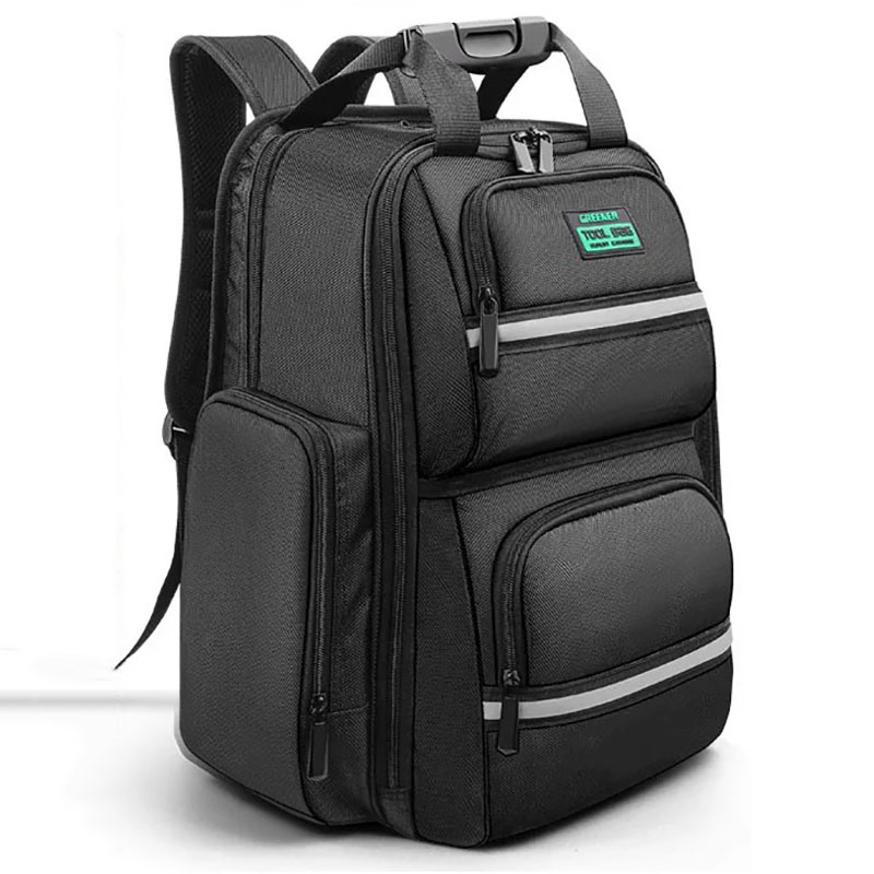 Multifunktionaler Schulter-Toolkit, Segeltuch, Elektriker-Rucksack, tragbare Hardware-Tasche, Werkstatt, Orkshop, Konstruktion, Aufbewahrungstasche