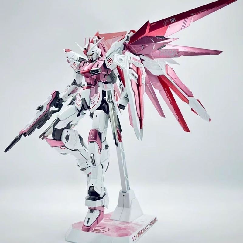 Mg Kersenbloesem Vrijheid 2.0 Magic Change 1/100 Met Kersenbloesem Water Stickers Model Actiefiguren Speelgoed Collectibles Geschenken