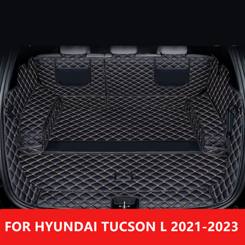 Untuk HYUNDAI TUCSON L 2021-2023 mobil semua termasuk bagasi tikar case untuk kualitas tinggi baru bagasi khusus tikar tahan air boot karpet