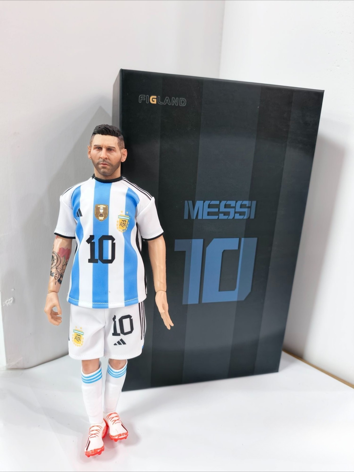 Em Estoque, Enviado em 24 Horas Figland Messi 1/6 Soldado Articulado Argentina Nº. Coleção de 10 Bonecos Articulados para Decoração e Presente