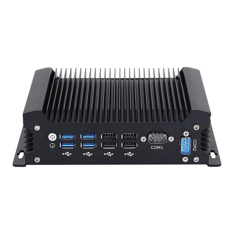 IPC Lüfterloser industrieller IoT-Mini-PC i5-1235U i5-1335U DDR5 2x LAN 2x COM RS232 8x USB-Unterstützung 4G LTE SIM WiFi Windows Linux