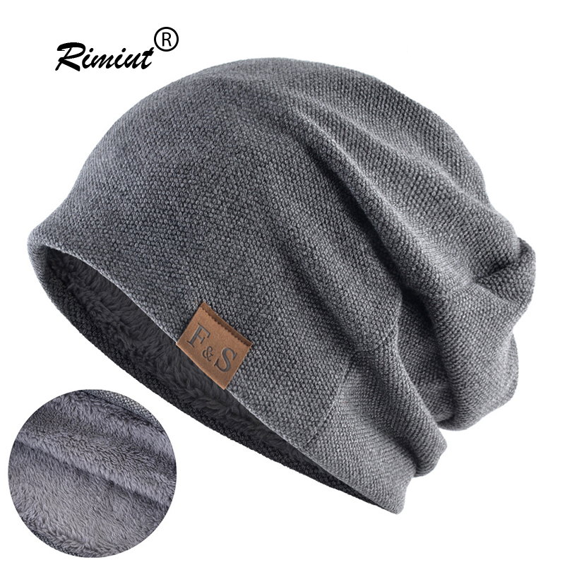 1 peça gorro de malha quente para homens e mulheres – estilo SolidHip-hop elegante