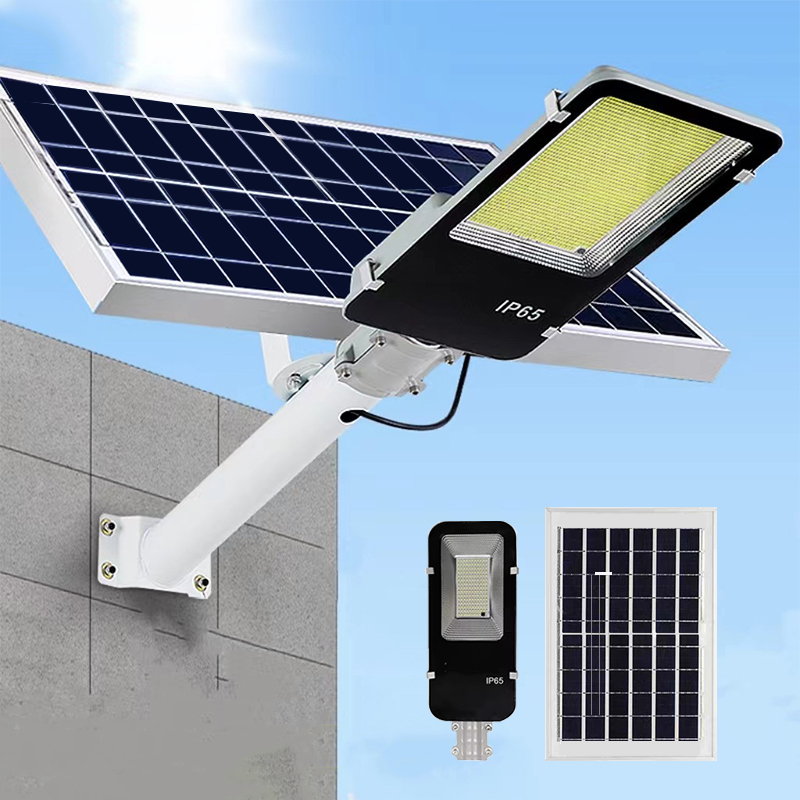 1000W ソーラー街路灯 屋外ソーラー街路灯 IP65 防水 自動夜間点灯/昼間消灯 ガレージ・庭用街路灯