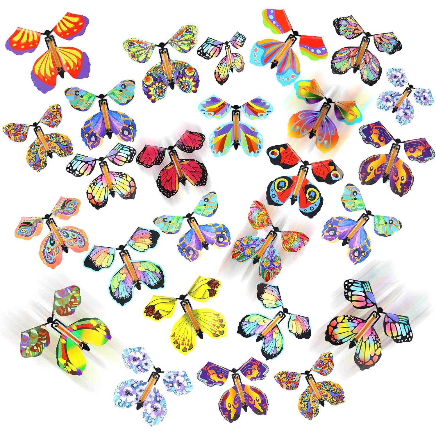 Borboleta voadora, brinquedo de borboleta mágica, presente para crianças, caixa de explosão surpresa, casamento, festa de aniversário, livro, cartão de felicitações