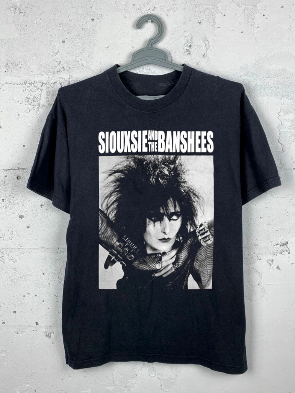 Vintage Siouxsie en de Banshees Retro Zwart T-shirt 100% Katoen Unisex T-shirt Streetwear Top vintage t-shirt shirts voor mannen