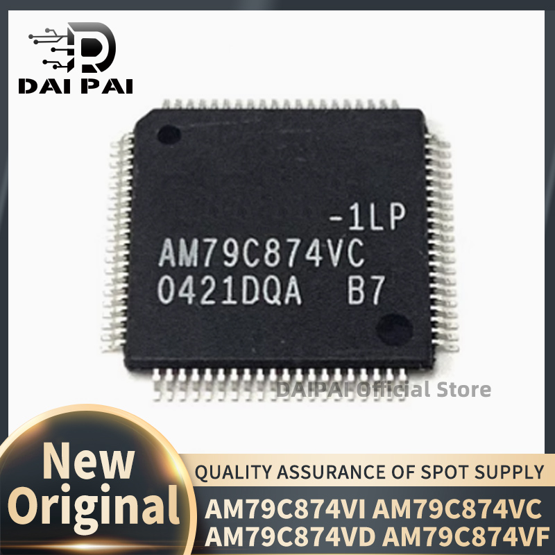 (5 pezzi)100% Nuovo originale AM79C874 AM79C874VI AM79C874VC AM79C874VD AM79C874VF QFP80 Chipset