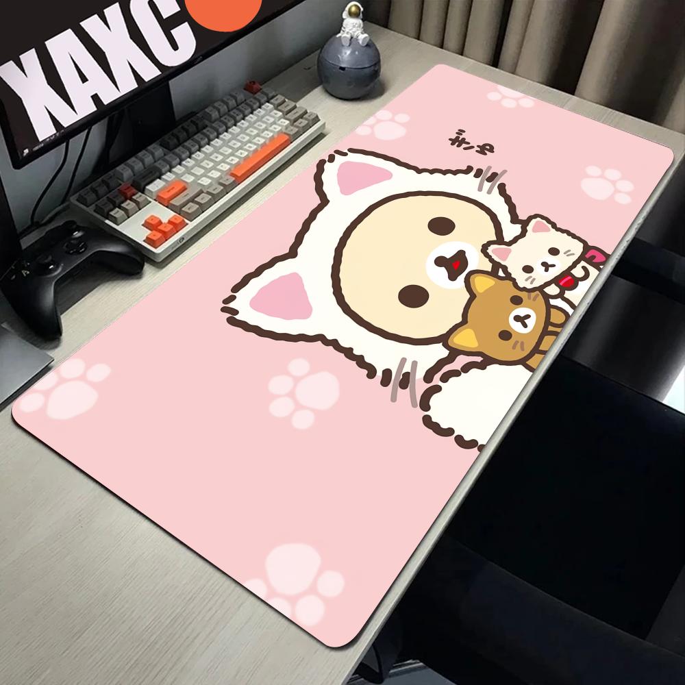 Большой коврик для мыши Xxl Rilakkuma-es, коврик для мыши для геймеров, Офисные аксессуары, Настольный коврик для компьютерных игр, игровые коврики для клавиатуры