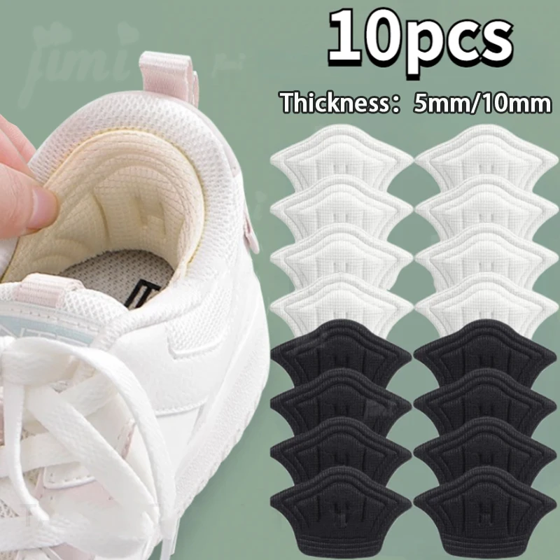 5 paia solette per scarpe patch tallone per scarpe sportive dimensioni regolabili piedi pad sottopiede protezione tallone adesivo posteriore scarpa pad
