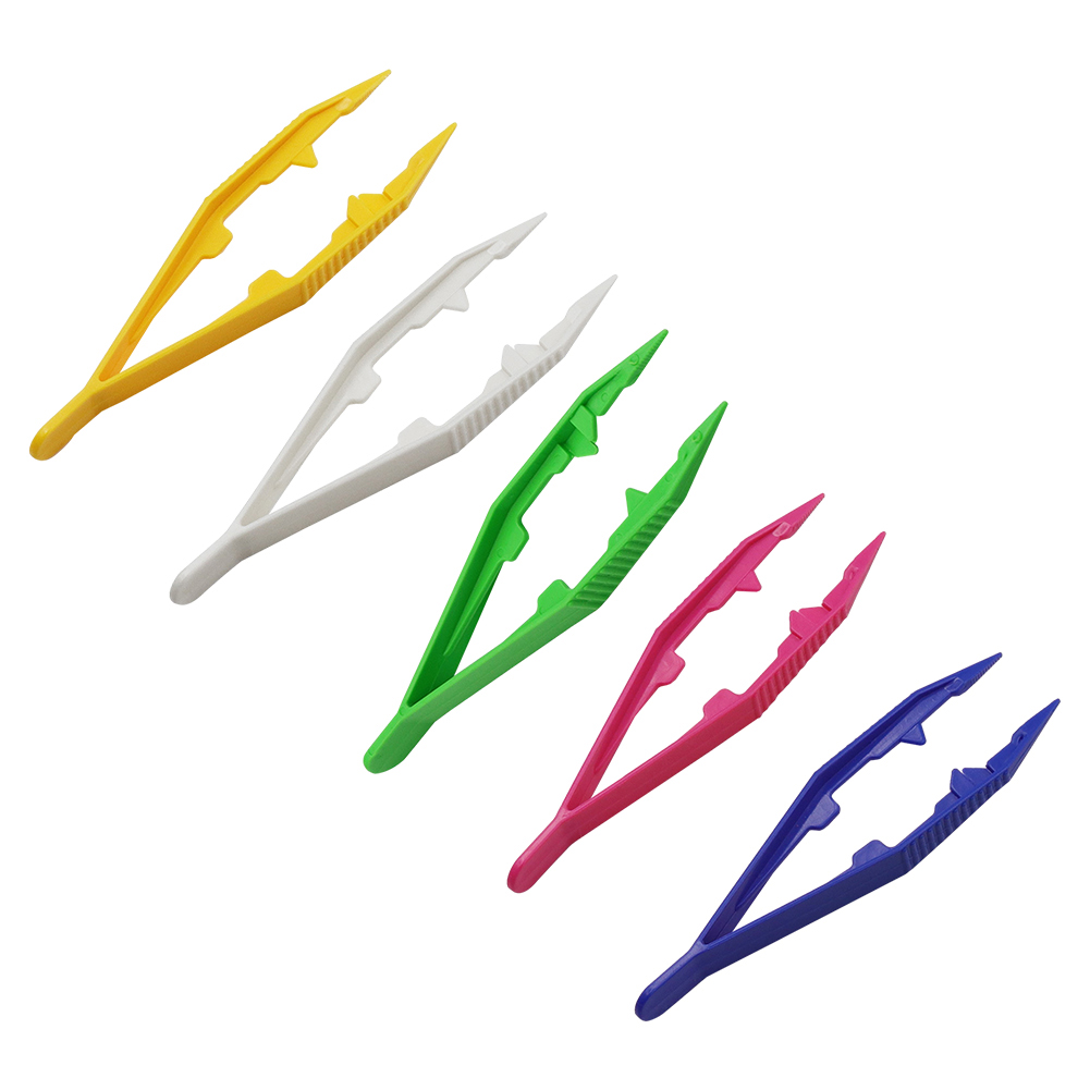 1 pz Clip fatte a mano 11cm * 2.5cm bambini fai da te giocattolo Clip di plastica pinzette per strumento fatto a mano perline artigianali Clip strumento fai da te