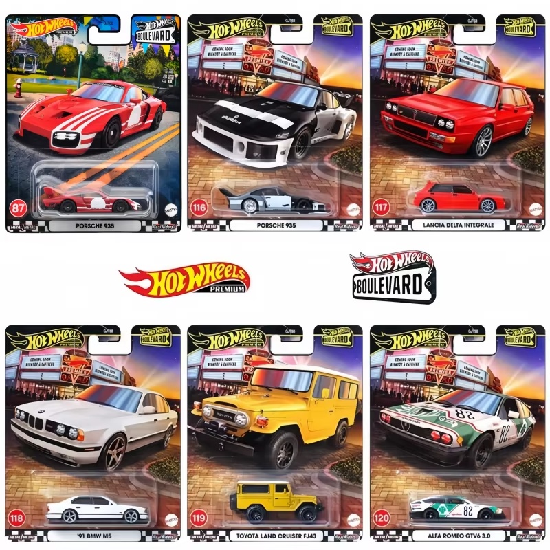 Hot Wheels Boulevard 1:64 2025 - Mix 1a Bmw M5, литой под давлением автомобильный корпус из сплава, коллекционная модель автомобиля премиум-класса, коллекция подарков