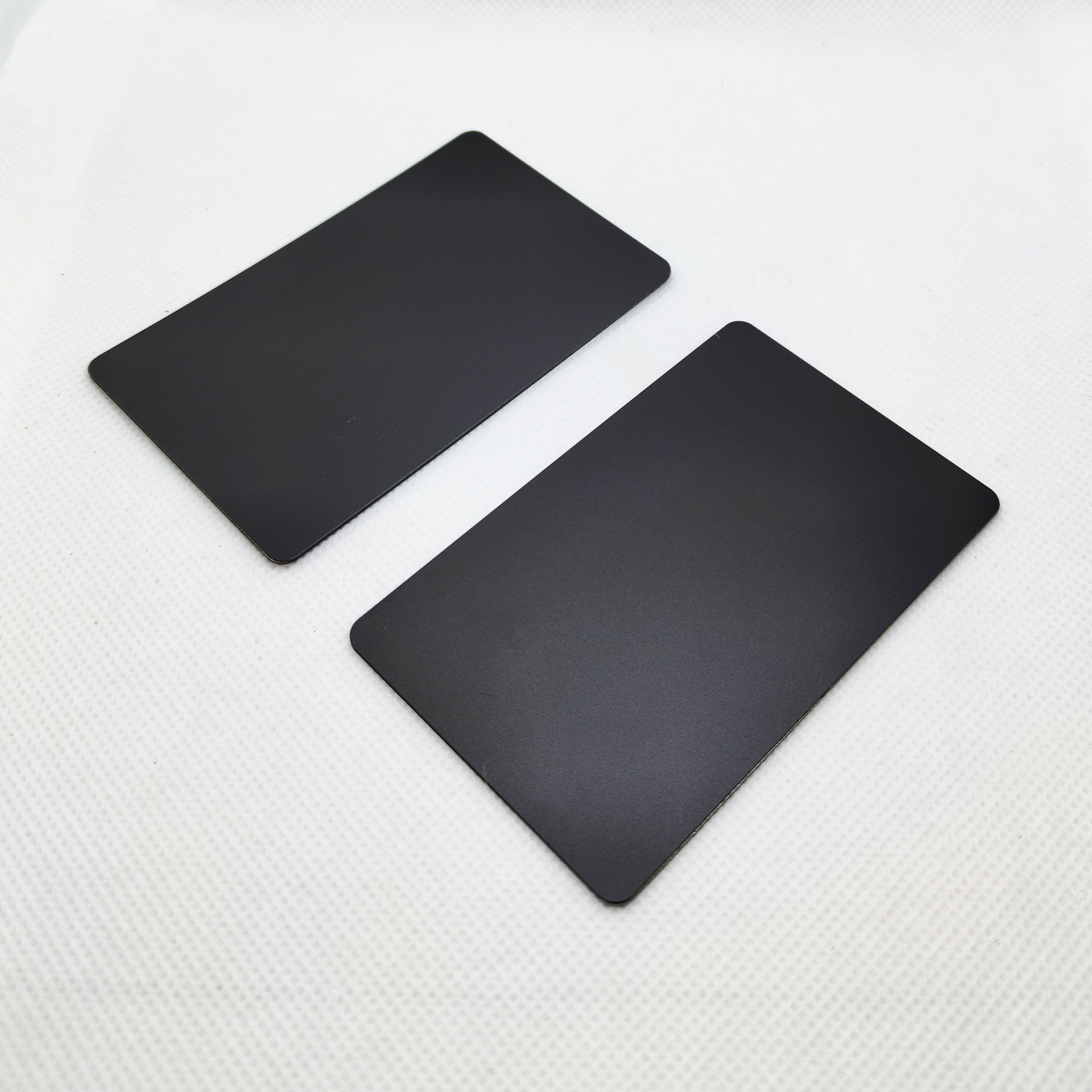 Tarjeta de visita de metal de 13,56 MHZ y 504 bytes que puede ser impresa con láser y tarjeta de metal NFC personalizada