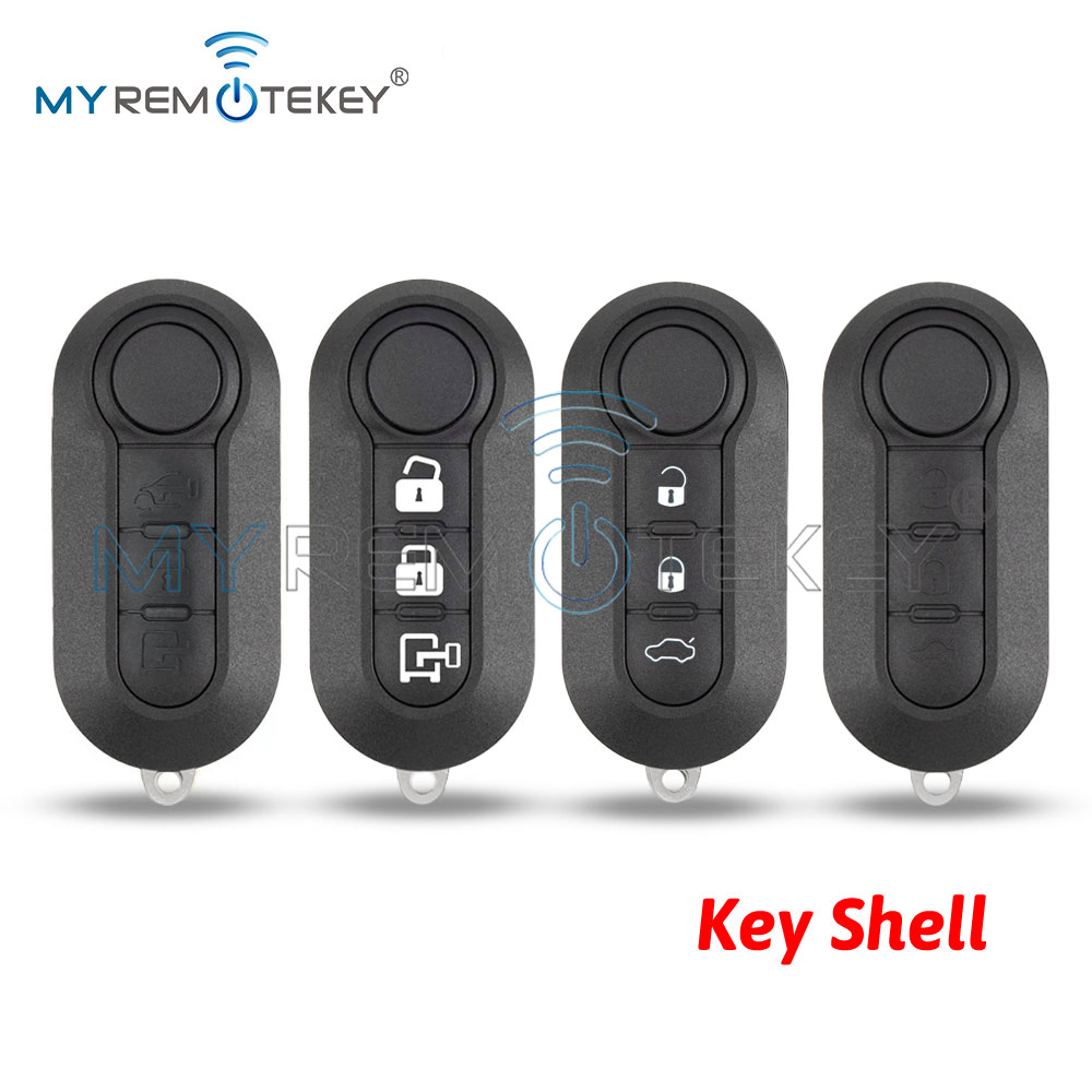 REMTEKEY Afstandsbediening Autosleutel Shell Case 3 Knop SIP22 Blade Voor Fiat 500 Punto Ducato Panda Bravo Citroen Jumper Peugeot Boxer