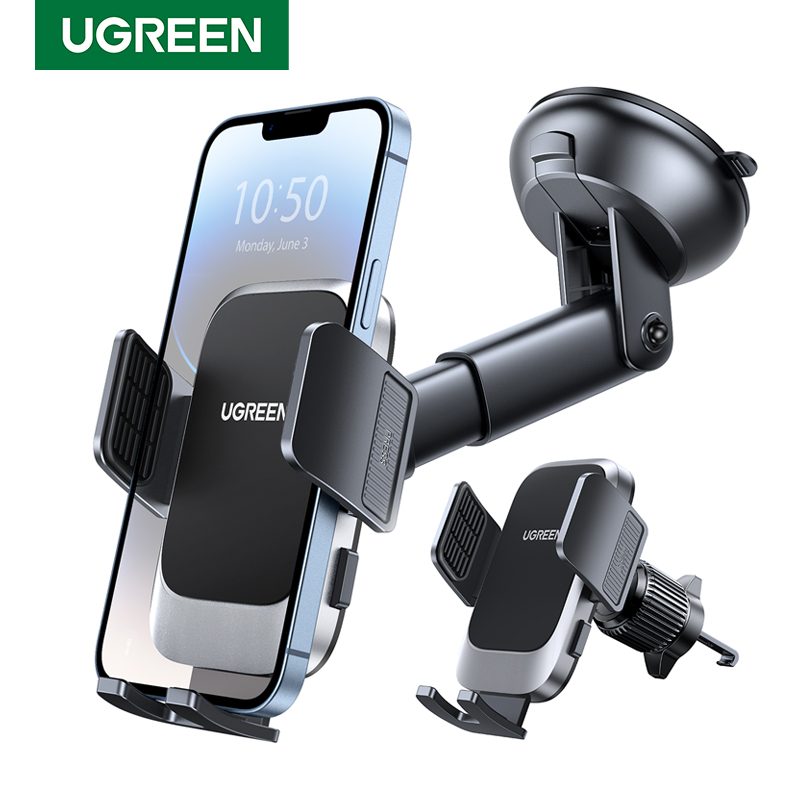 Incize New-in venditae】supporto per telefono da auto ugreen presa d'aria e cruscotto a gravità 3 in 1 supporto per telefono da auto per iPhone 14 13 12 Pro Xiaomi Samsung