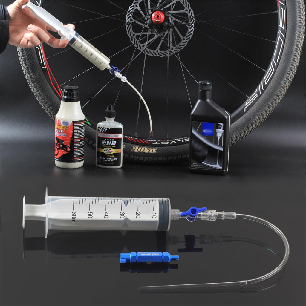 Risque RL225 vélo vélo Tubeless pneu scellant injecteur outil d'injection Schrader Presta Valve noyau outil de retrait