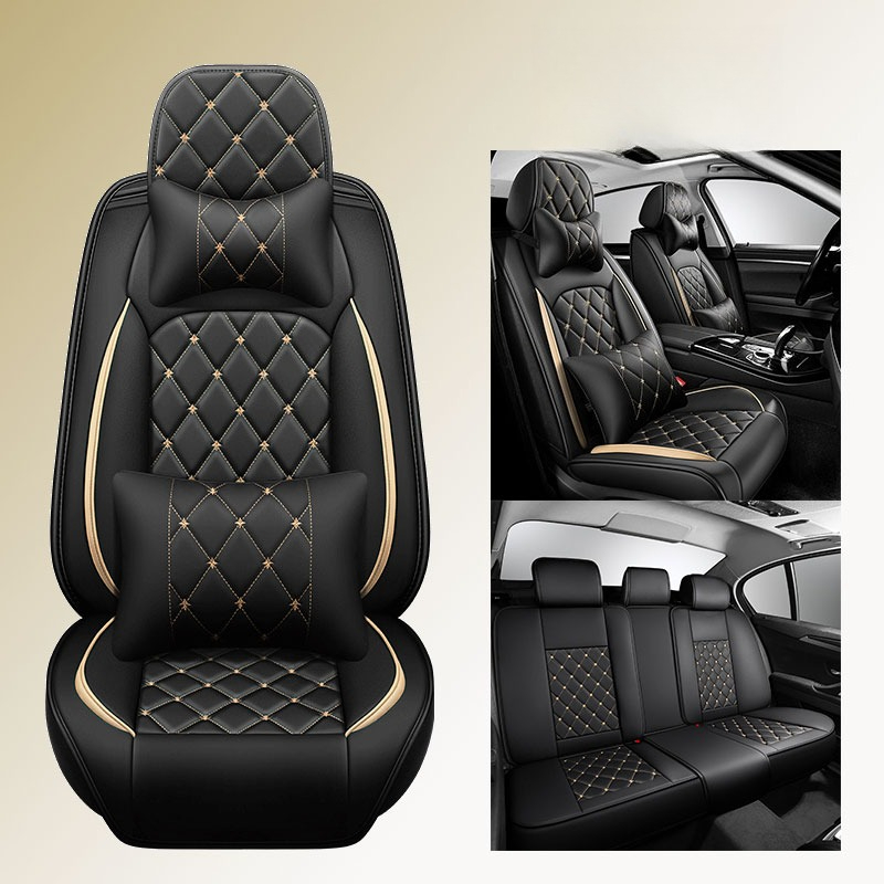 Uniwersalny pokrowiec na 5 foteli samochodowych do CHEVROLET Cruze Blazer Captiva Camaro Aveo Malibu Equinox, akcesoria samochodowe, skóra PU