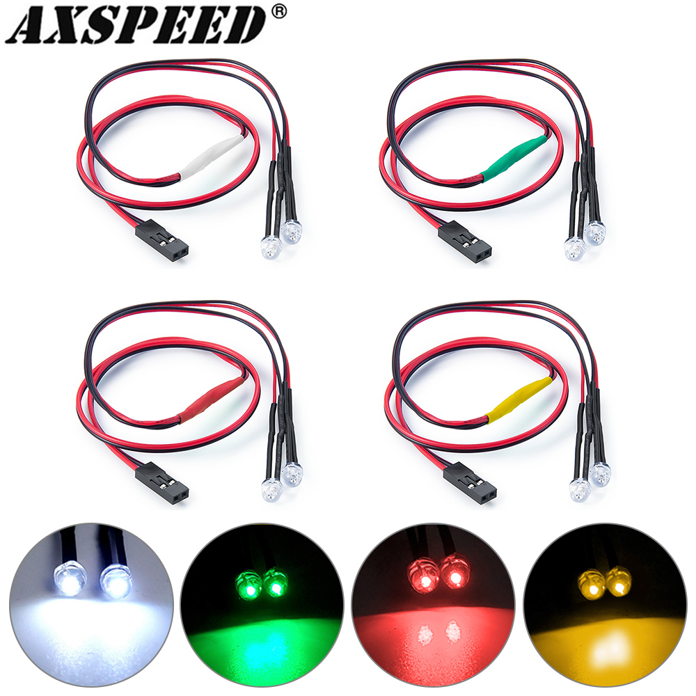 Светодиодные фонари AXSPEED, задние фонари, ночной прожектор для 1/10 1/18 1/24, осевой SCX10 SCX24 TRX4M TRX4 TRX6 Tamiya, детали для самостоятельного изготовления