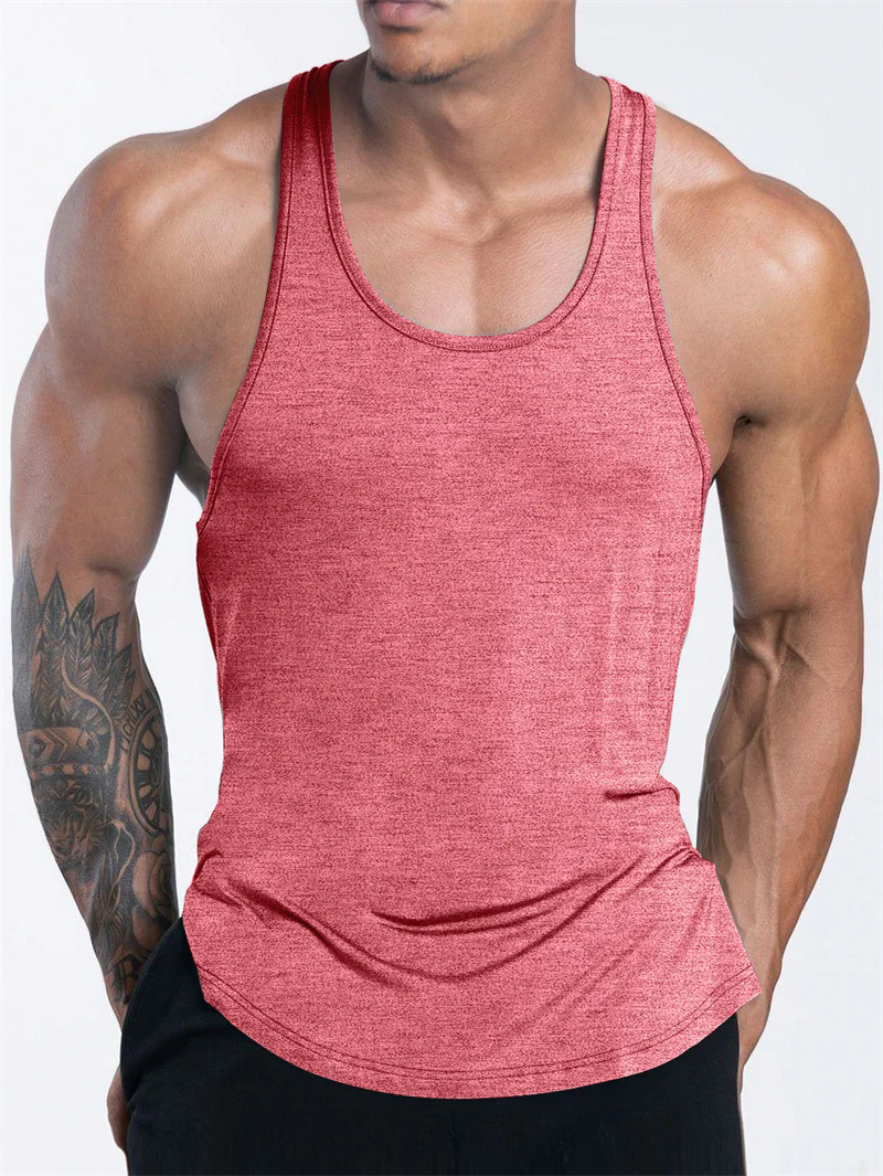 Męski podkoszulek sportowy Fitness letni podkoszulek treningowy do siłowni bieganie koszykówka szybkoschnący oddychający luźny podkoszulek męski topy
