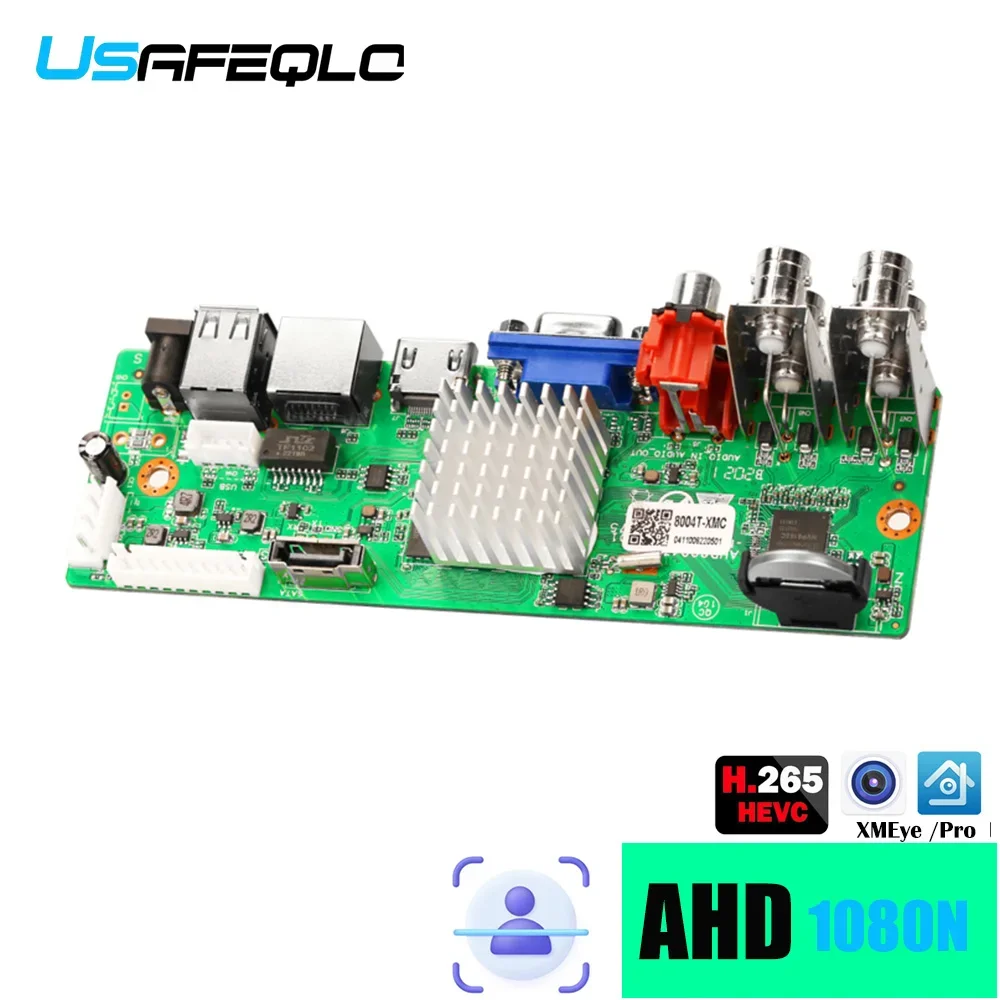 CCTV XM DVR 4 канала 1080N 6 в 1 видеорегистратор 4-канальная плата Bnc IP Ahd камера Xmeye Hdd Hd 1080P Сетевая безопасность Protectio