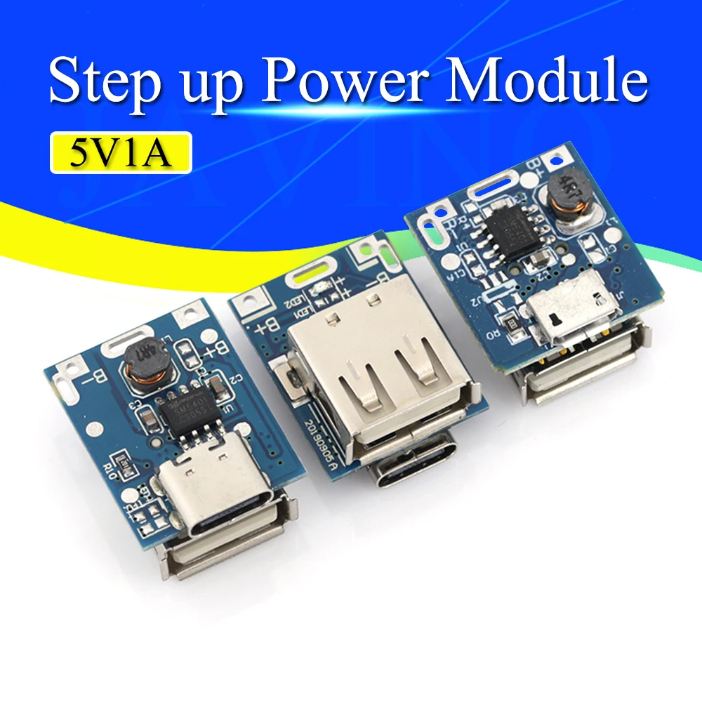 5V 1A Step Up Power Supply Boost Converter Module Lithium Battery Charging Protection Board LED Display MICRO USB Charger DIY