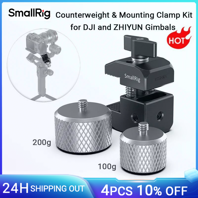 SmallRig – pince de montage pour caméra BMPCC 4K, contrepoids, pour DJI RS3 / RS3 Pro, pour Zhiyun Weebill/pour Crane Series, 2465