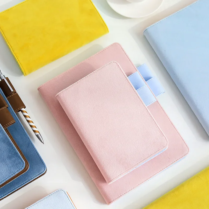 Papelería japonesa y coreana A5 A6 Hobo Planner cubierta de libro tela arte cuaderno Shell estudiante diario escuela papelería al por mayor