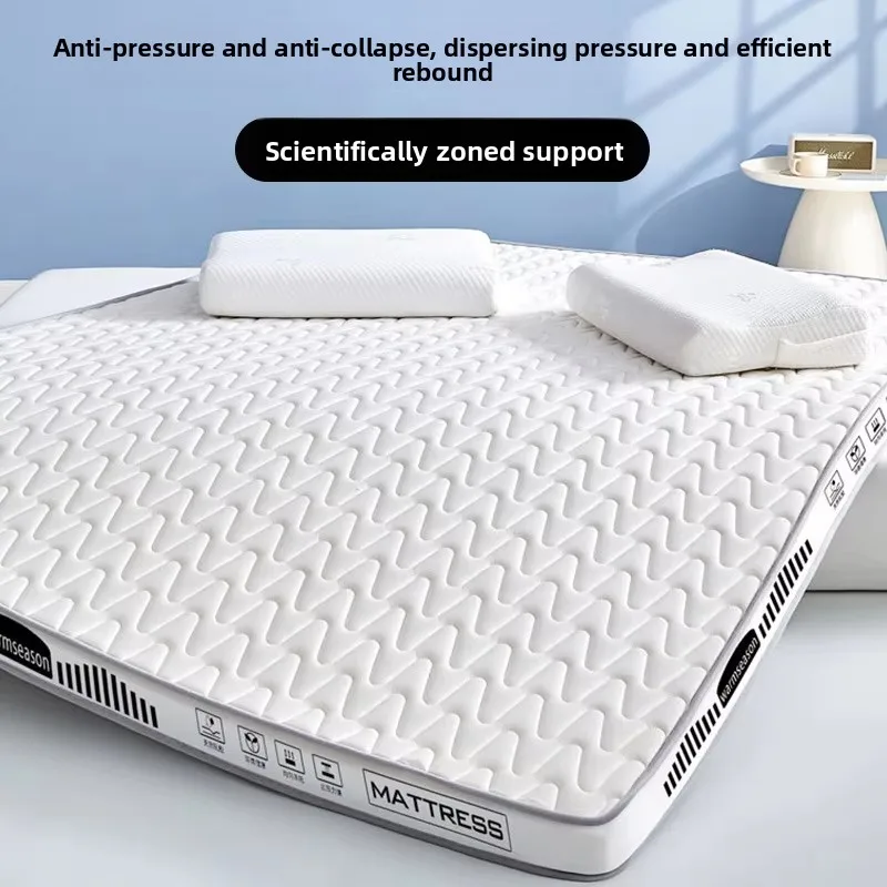 Latex Mattress Soft Cushion for Home Use Ideal for College Students Dorm Single Tatami Bed Bedding Floor Mat for Renting