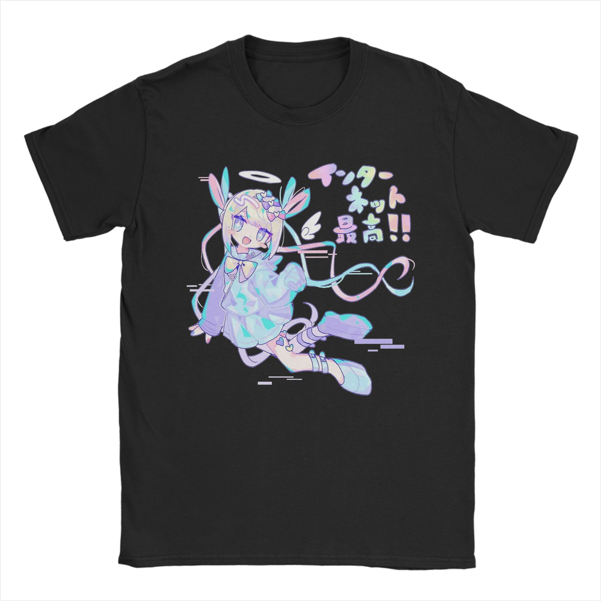 T-shirt Needy Streamer Overload Kangel, T-shirt da spiaggia in 100% cotone per adulti, T-shirt con motivo, abbigliamento streetwear a maniche corte