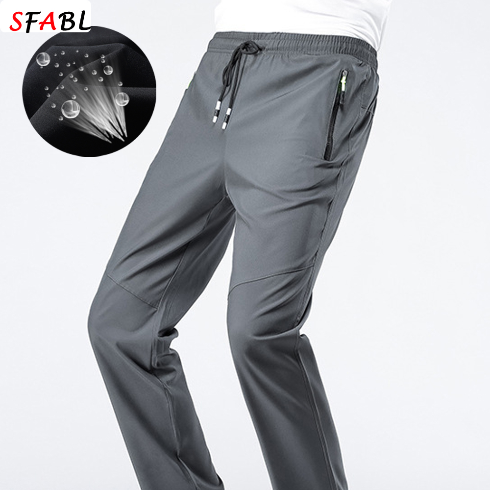5XL Hohe Stretch Outdoor Sport Wandern Hosen Männer Zipper Taschen Hosen Männer Sommer Dünne Quick Dry männer Hosen Trekking Angeln