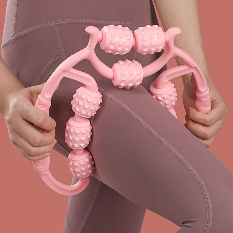 Nine-Roller Circular Leg Clamp Roller, Leg Massager, Muscle Relaxer, Leg Clamp, Home Use Leg Small Equipment