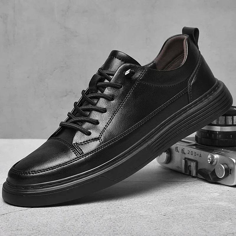 Klassische braune Freizeitschuhe aus echtem Leder, Herren-Joggingschuhe, Winter-warme Pelz-Oxford-Schuhe für Herren, große Größe: 36–47 Mokassin