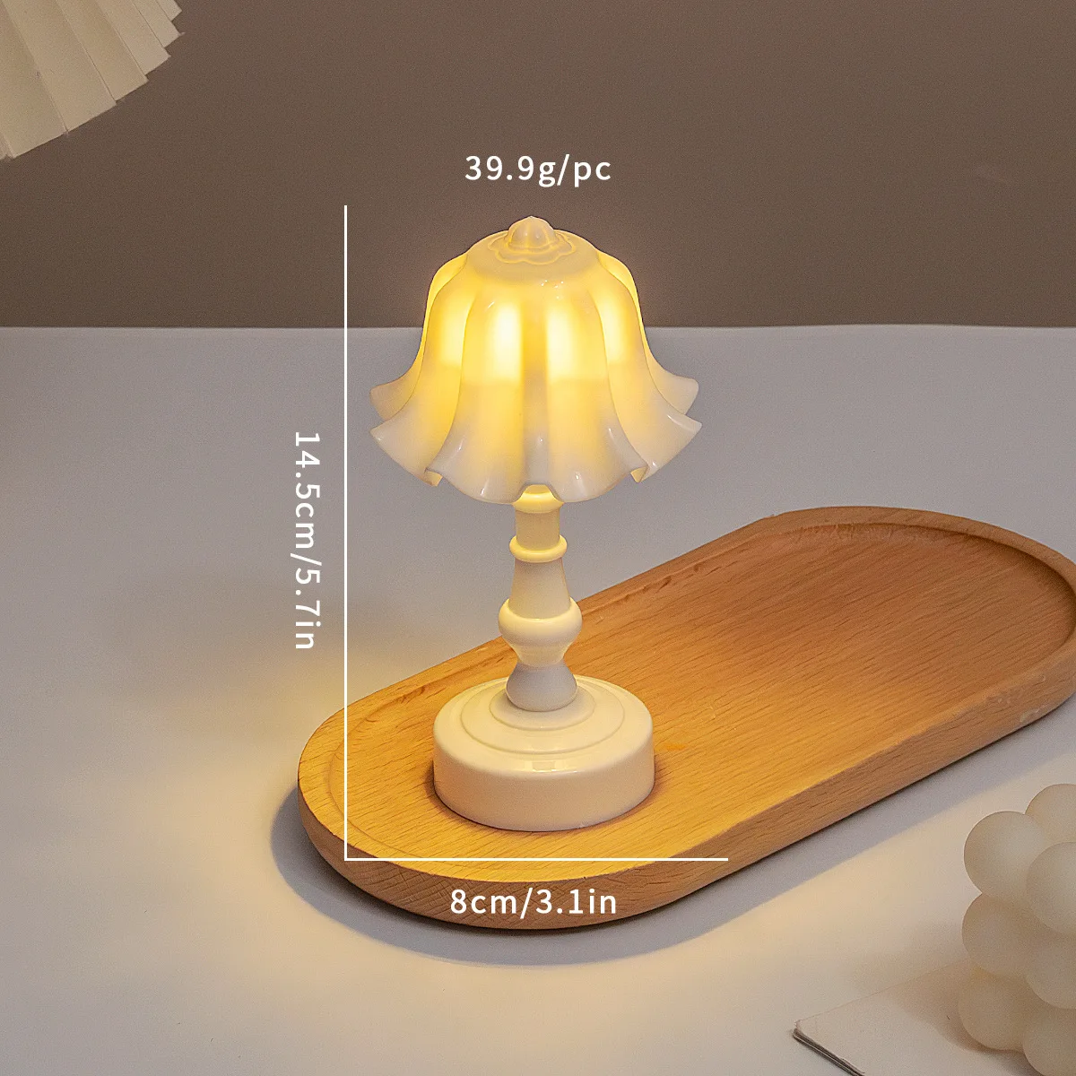 Nordic Mini LED Night Light Battery Powered DIY Small Desk Lamp Bedroom Bedside Decor Atmosphere Night Light For Children's Gift