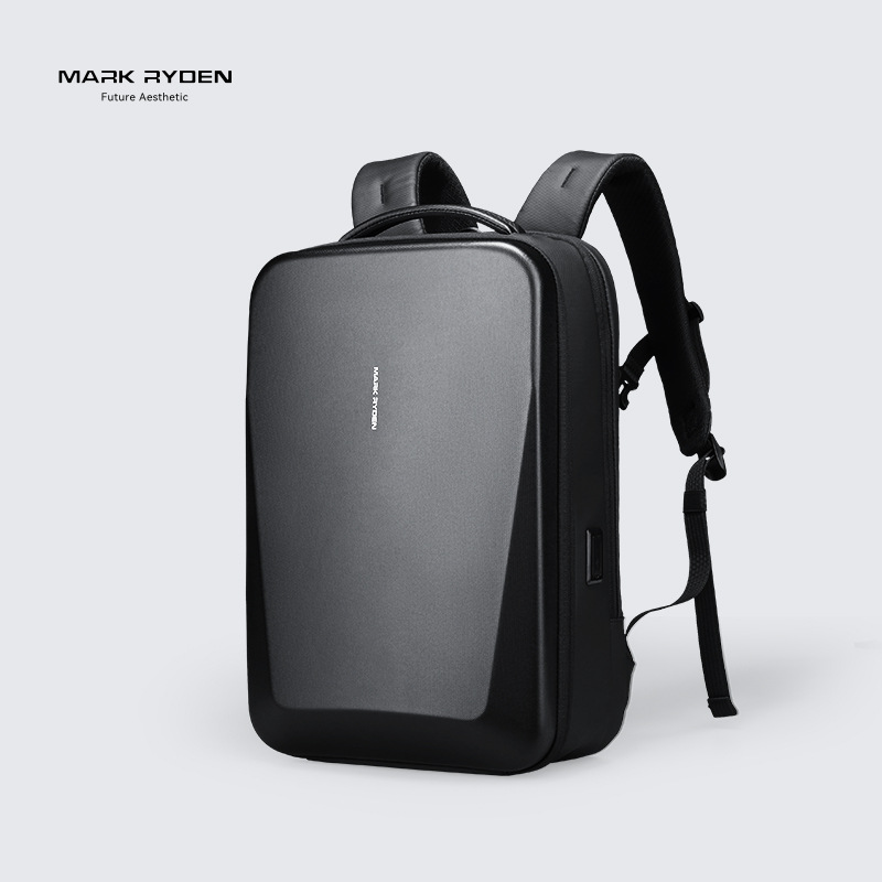 Zaino a doppia spalla Mark Ryden Hardshell per uomo Borsa per laptop da lavoro Universi Studenti Bookbag casual ad alta sensazione