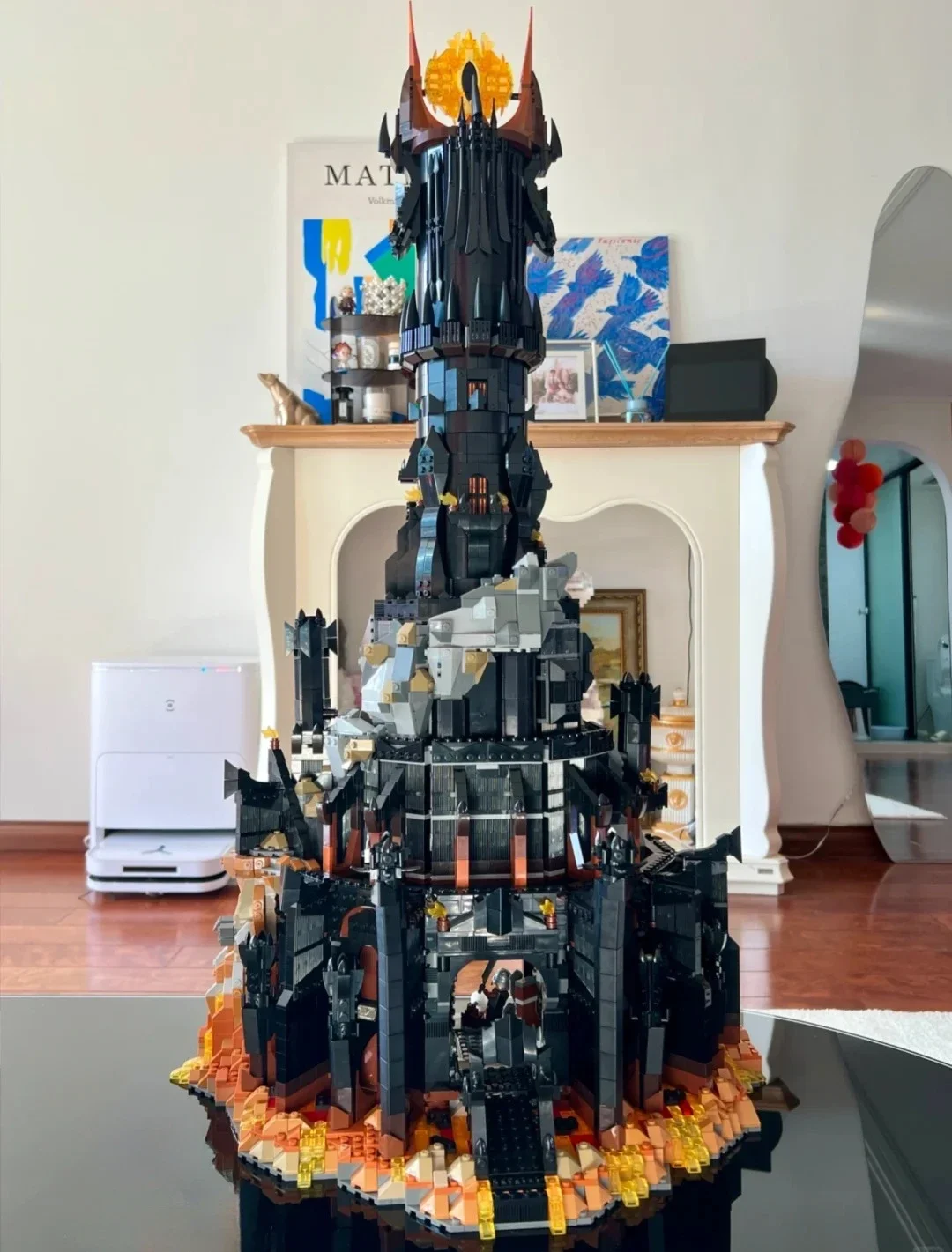 Black Tower Dark Model Building Blocks Kit Bricks Creative Icons MOC Brick Decor Toys For Kids Adult Collection Gifts 5471Pcs