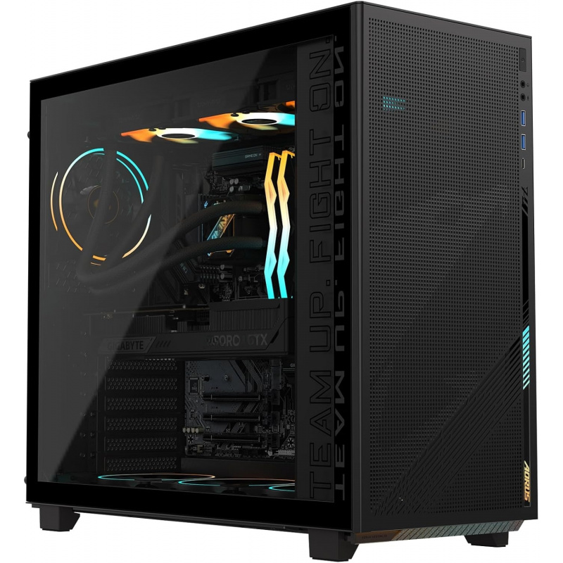 คอมพิวเตอร์ตั้งโต๊ะสำหรับเล่นเกม AOTESIER, Ryzen 7 9700X, RTX 5070 Ti, 32GB DDR5, 2TB SSD, Windows 11, Prime 5 AP5A7N7T-5000